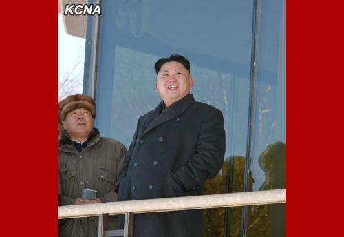 Kim Jong Un in Samjiyon