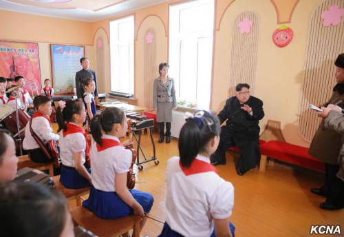 Kim Jong Un in Samjiyon