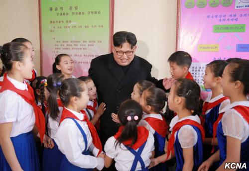 Kim Jong Un in Samjiyon