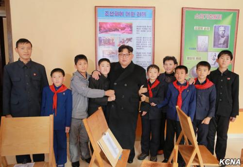 Kim Jong Un in Samjiyon