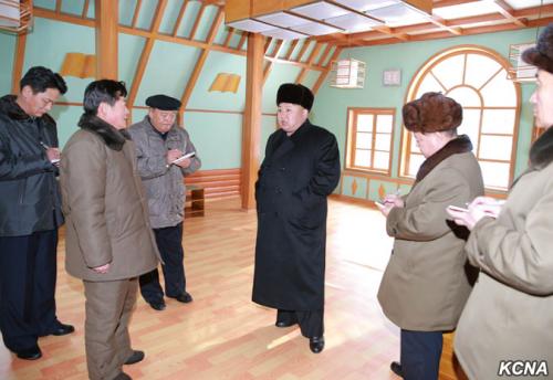 Kim Jong Un in Samjiyon