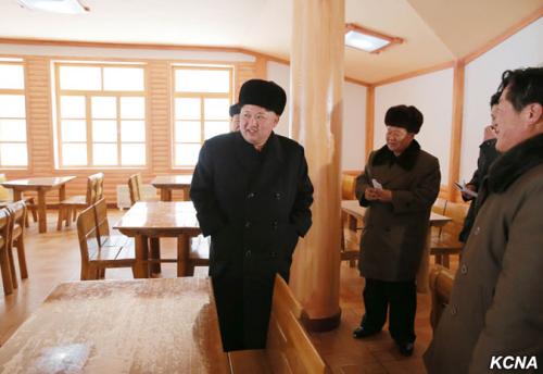 Kim Jong Un in Samjiyon