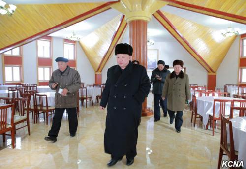 Kim Jong Un in Samjiyon