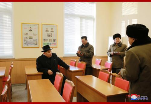 Kim Jong Un in Samjiyon