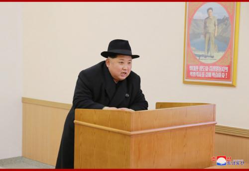 Kim Jong Un in Samjiyon