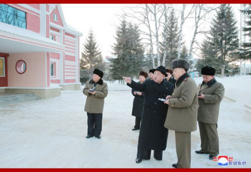 Kim Jong Un in Samjiyon