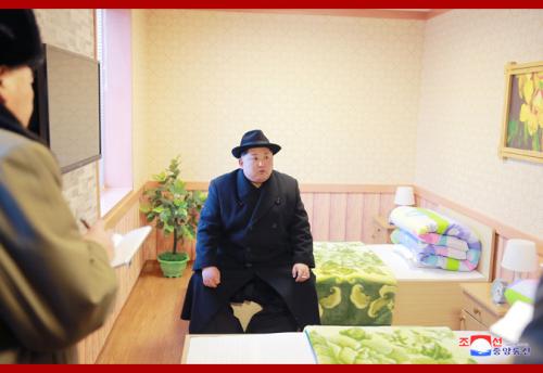 Kim Jong Un in Samjiyon