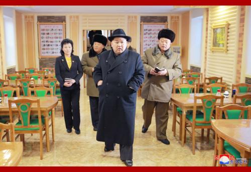 Kim Jong Un in Samjiyon