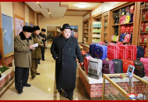 Kim Jong Un in Samjiyon