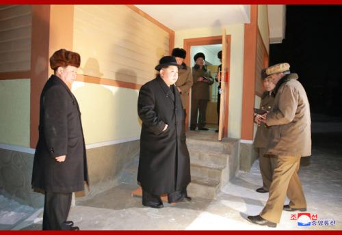 Kim Jong Un in Samjiyon