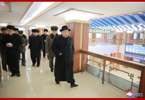 Kim Jong Un in Samjiyon