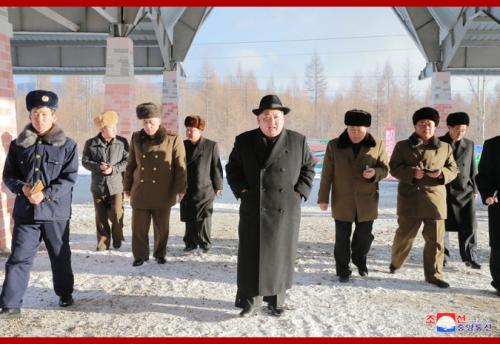 Kim Jong Un in Samjiyon