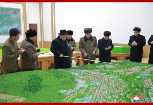 Kim Jong Un in Samjiyon