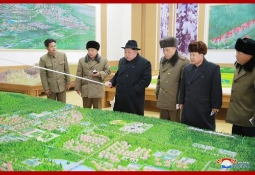 Kim Jong Un in Samjiyon