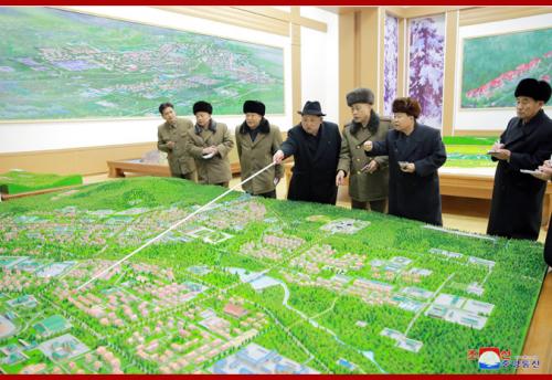 Kim Jong Un in Samjiyon