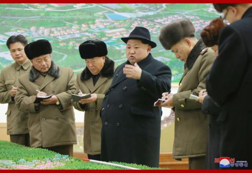 Kim Jong Un in Samjiyon