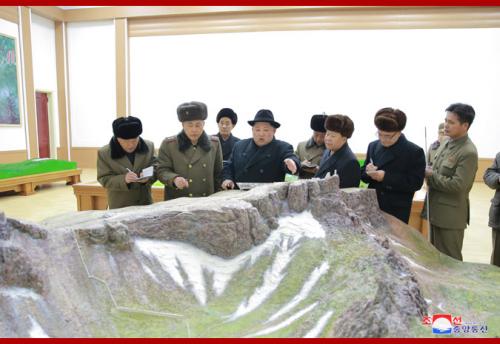 Kim Jong Un in Samjiyon