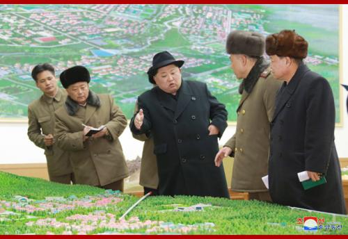 Kim Jong Un in Samjiyon