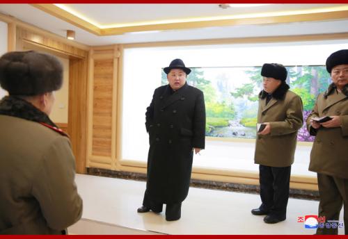 Kim Jong Un in Samjiyon