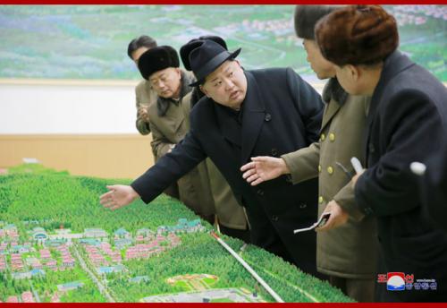 Kim Jong Un in Samjiyon