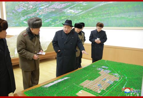 Kim Jong Un in Samjiyon