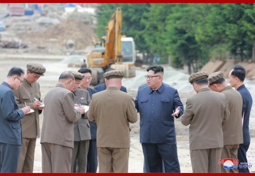 Kim Jong Un in Samjiyon