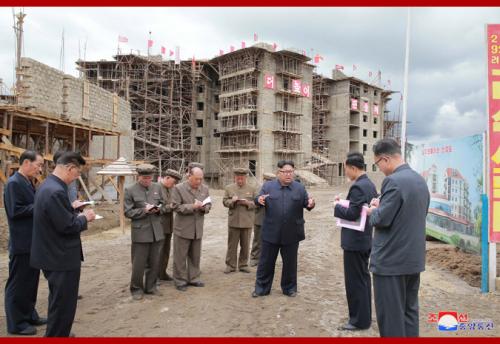 Kim Jong Un in Samjiyon