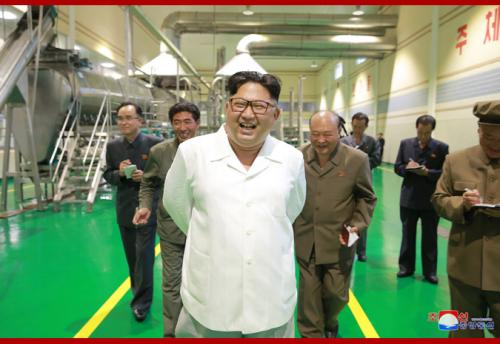 Kim Jong Un in Samjiyon