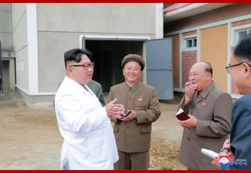 Kim Jong Un in Samjiyon