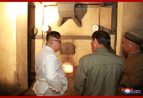 Kim Jong Un in Samjiyon