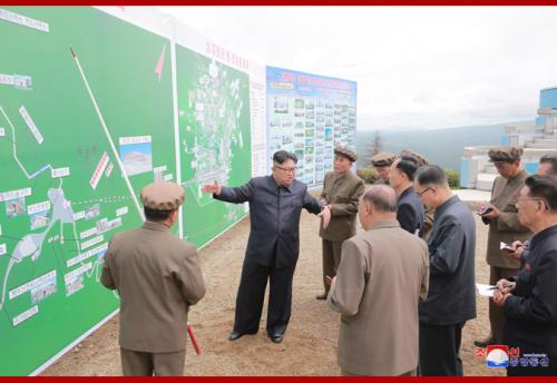 Kim Jong Un in Samjiyon