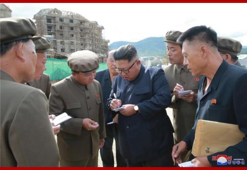 Kim Jong Un in Samjiyon