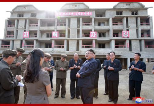 Kim Jong Un in Samjiyon