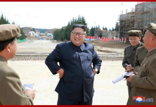 Kim Jong Un in Samjiyon