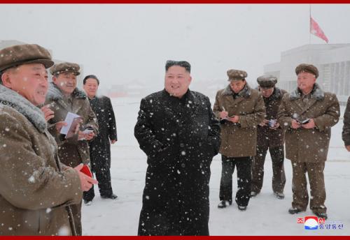 Kim Jong Un in Samjiyon