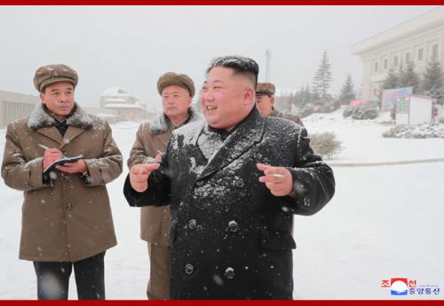 Kim Jong Un in Samjiyon