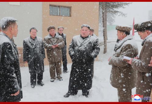 Kim Jong Un in Samjiyon