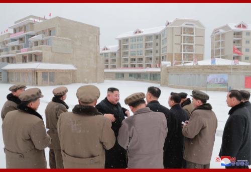 Kim Jong Un in Samjiyon