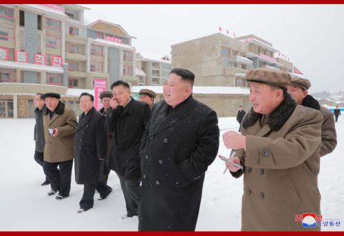 Kim Jong Un in Samjiyon