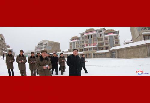 Kim Jong Un in Samjiyon