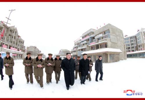 Kim Jong Un in Samjiyon