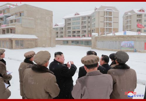 Kim Jong Un inspects Samjiyo