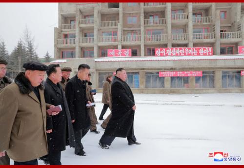 Kim Jong Un in Samjiyon