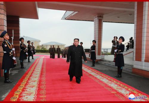 Kim Jong Un in Samjiyon.