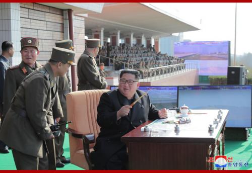 Kim Jong Un in Samjiyon.