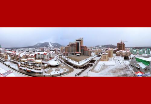 Samjiyon township in December 2019. (KCNA)